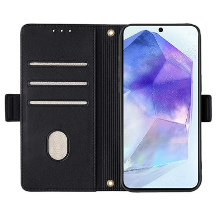 For Samsung Galaxy A36 5G Leather Wallet Case RFID Blocking Stand Cover with Hand Strap