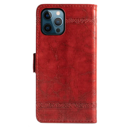 For iPhone 16 Pro Max Leather Case Flower Imprint Wallet Phone Cover with Side Buckle
