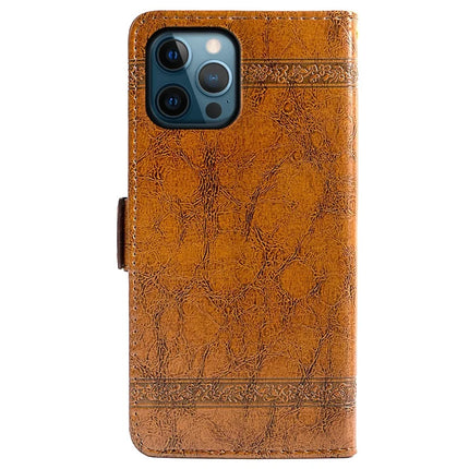 For iPhone 16 Pro Max Leather Case Flower Imprint Wallet Phone Cover with Side Buckle