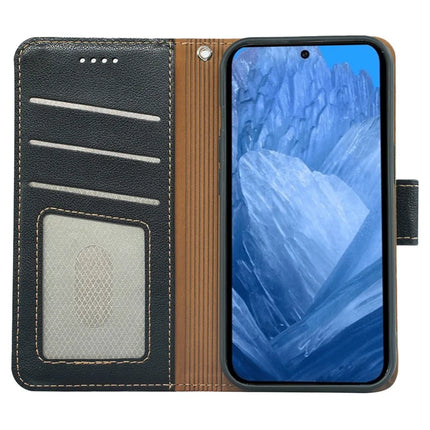 For Google Pixel 8a Leather Case Litchi Texture Wallet RFID Blocking Phone Cover