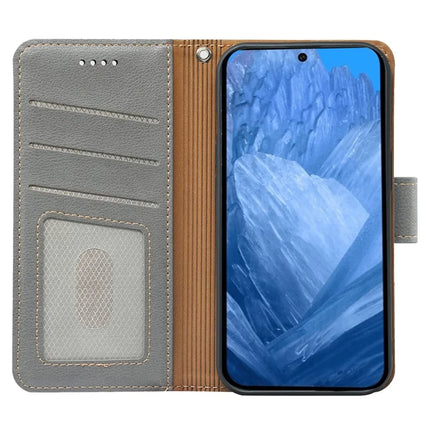 For Google Pixel 8a Leather Case Litchi Texture Wallet RFID Blocking Phone Cover