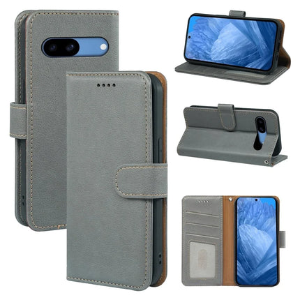 For Google Pixel 8a Leather Case Litchi Texture Wallet RFID Blocking Phone Cover