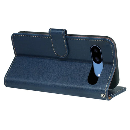 For Google Pixel 8a Leather Case Litchi Texture Wallet RFID Blocking Phone Cover