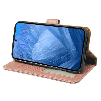 For Google Pixel 8a Leather Case Litchi Texture Wallet RFID Blocking Phone Cover