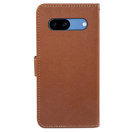 For Google Pixel 8a Leather Case Litchi Texture Wallet RFID Blocking Phone Cover