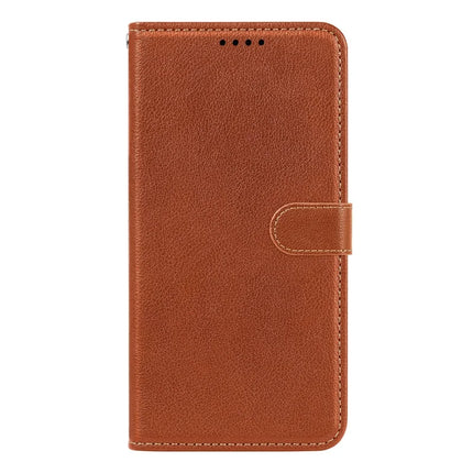 For iPhone 16 Plus Leather Case Litchi Texture Wallet RFID Blocking Phone Cover