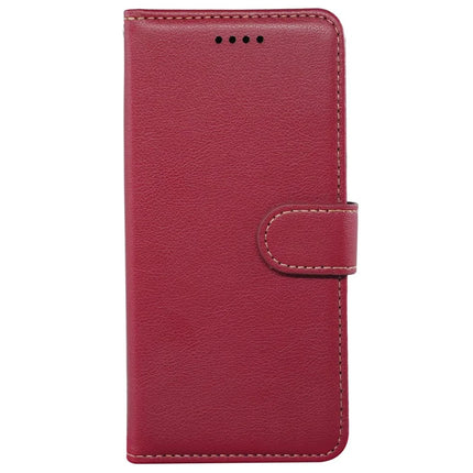 For iPhone 14 Leather Case Litchi Texture Wallet RFID Blocking Phone Cover