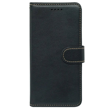 For iPhone 14 Leather Case Litchi Texture Wallet RFID Blocking Phone Cover