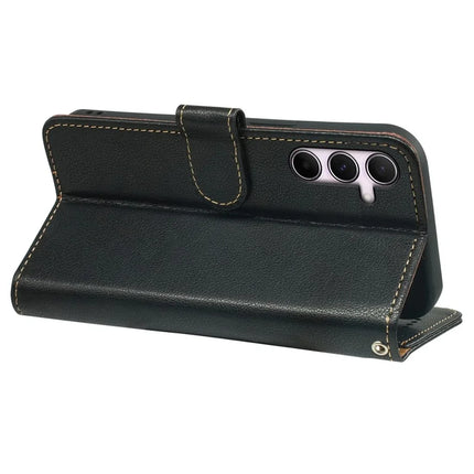 For Samsung Galaxy A05s 4G Leather Case Litchi Texture Wallet RFID Blocking Phone Cover