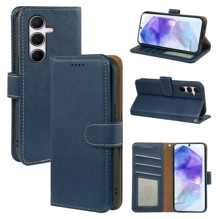 For Samsung Galaxy A05s 4G Leather Case Litchi Texture Wallet RFID Blocking Phone Cover