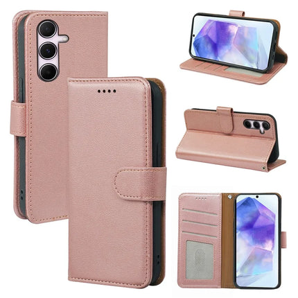 For Samsung Galaxy A05s 4G Leather Case Litchi Texture Wallet RFID Blocking Phone Cover