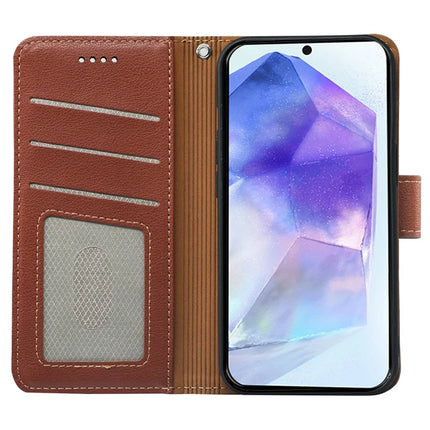 For Samsung Galaxy A05s 4G Leather Case Litchi Texture Wallet RFID Blocking Phone Cover