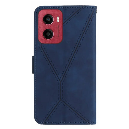 For Motorola Moto G05 4G Case Skin Touch Lines PU Leather Flip Phone Cover
