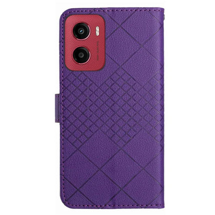 For Motorola Moto G05 4G Wallet Phone Case Imprint PU Leather Flip Folio Cover