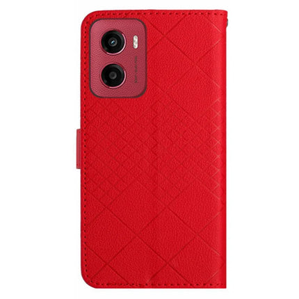 For Motorola Moto G05 4G Wallet Phone Case Imprint PU Leather Flip Folio Cover