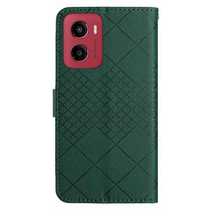 For Motorola Moto G05 4G Wallet Phone Case Imprint PU Leather Flip Folio Cover