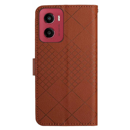 For Motorola Moto G05 4G Wallet Phone Case Imprint PU Leather Flip Folio Cover