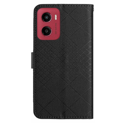 For Motorola Moto G05 4G Wallet Phone Case Imprint PU Leather Flip Folio Cover