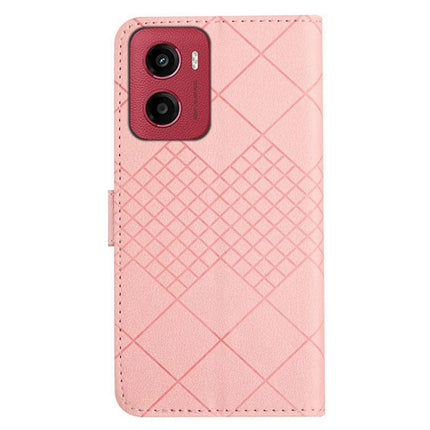 For Motorola Moto G05 4G Wallet Phone Case Imprint PU Leather Flip Folio Cover