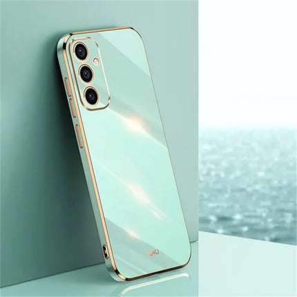 XINLI For Samsung Galaxy A36 5G Case TPU Phone Cover with Electroplating Frame