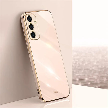 XINLI For Samsung Galaxy A36 5G Case TPU Phone Cover with Electroplating Frame