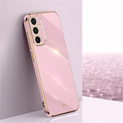 XINLI For Samsung Galaxy A36 5G Case TPU Phone Cover with Electroplating Frame