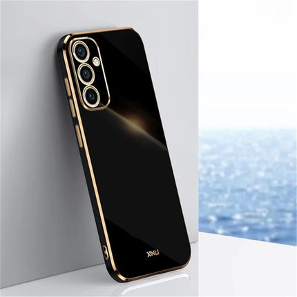 XINLI For Samsung Galaxy A36 5G Case TPU Phone Cover with Electroplating Frame