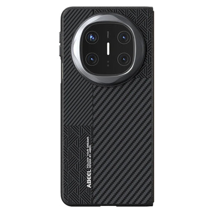ABEEL For Huawei Mate X6 Case PC + Aluminum Alloy + PU Leather Phone Cover Compatible with MagSafe - Texture 1