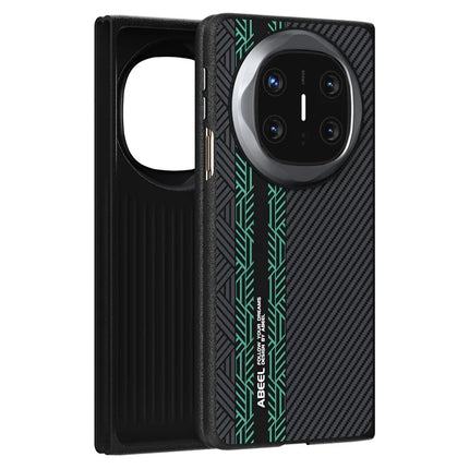 ABEEL For Huawei Mate X6 Case PC + Aluminum Alloy + PU Leather Phone Cover Compatible with MagSafe