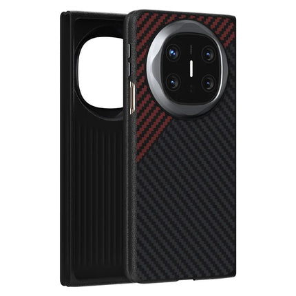 ABEEL For Huawei Mate X6 Case Compatible with MagSafe Carbon Fiber Texture Back Cover