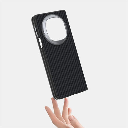 ABEEL For Huawei Mate X6 Case Compatible with MagSafe Carbon Fiber Texture Back Cover