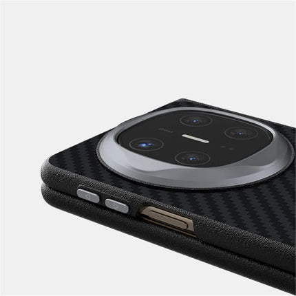ABEEL For Huawei Mate X6 Case Compatible with MagSafe Carbon Fiber Texture Back Cover