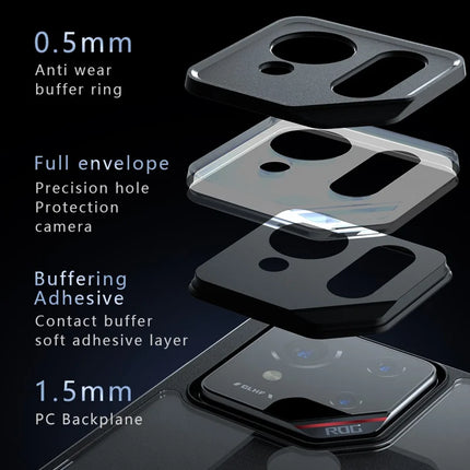 For Asus ROG Phone 9 Pro 5G  /  Phone 9 5G Case Drop-Proof TPU + PC Matte Back Phone Cover