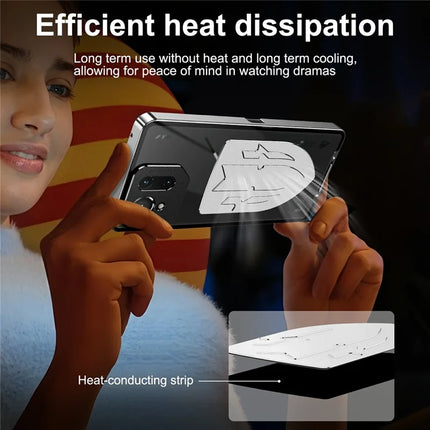 For Asus ROG Phone 9 5G / Phone 9 Pro 5G Case Heat Dissipation Metal Frame PC Phone Cover