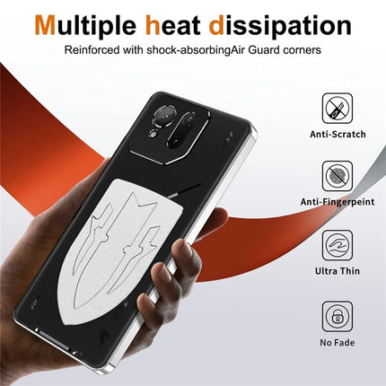 For Asus ROG Phone 9 5G / Phone 9 Pro 5G Case Heat Dissipation Metal Frame PC Phone Cover