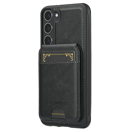 LC.IMEEKE L3 For Samsung Galaxy S23 Magnetic Case Detachable Card Holder Leather TPU Mobile Cover