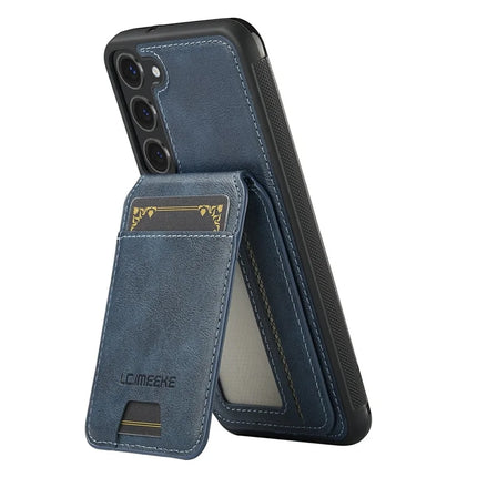 LC.IMEEKE L3 For Samsung Galaxy S23 Magnetic Case Detachable Card Holder Leather TPU Mobile Cover