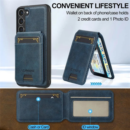 LC.IMEEKE L3 For Samsung Galaxy S23 Magnetic Case Detachable Card Holder Leather TPU Mobile Cover