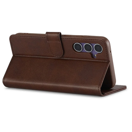 LC.IMEEKE For Samsung Galaxy A56 5G Case Calf Texture PU Leather Stand Wallet Phone Cover