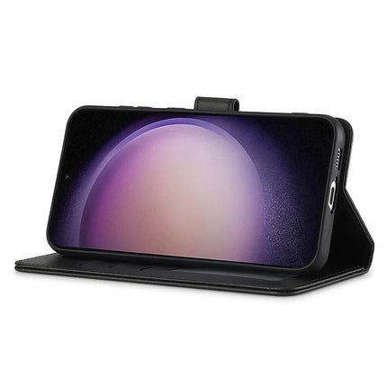 LC.IMEEKE For Samsung Galaxy A36 5G Case Calf Texture PU Leather Stand Wallet Phone Cover