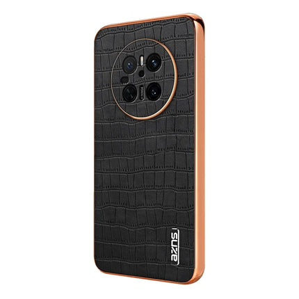 AZNS For Huawei Mate 70 Case Electroplating Crocodile Texture PU+TPU Phone Cover