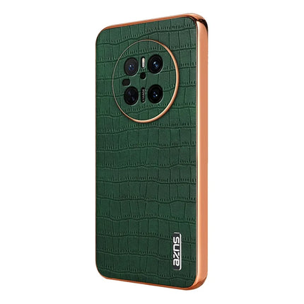AZNS For Huawei Mate 70 Case Electroplating Crocodile Texture PU+TPU Phone Cover