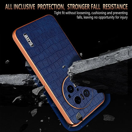 AZNS For Huawei Mate 70 Pro / 70 Pro+ Case Electroplating Crocodile Texture PU + TPU Phone Cover