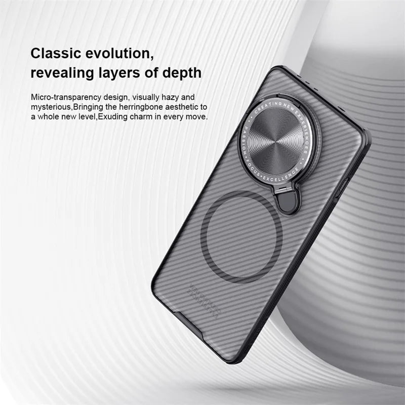 ShopCaseCart Kickstand Magnetic OnePlus 13 Protective cover Compatible with MagSafe TPU+PC Phone Guard with Camera Lid