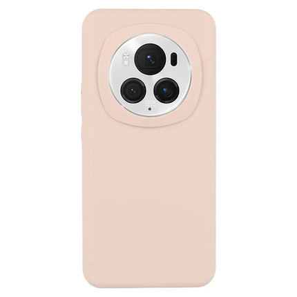 For Honor Magic6 Pro 5G Cell Phone Case Liquid Silicone Dropproof Cover - Pink