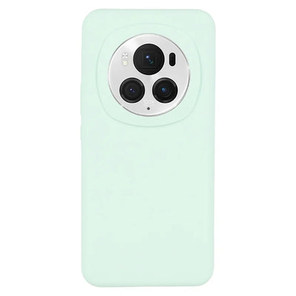 For Honor Magic6 Pro 5G Cell Phone Case Liquid Silicone Dropproof Cover - Green