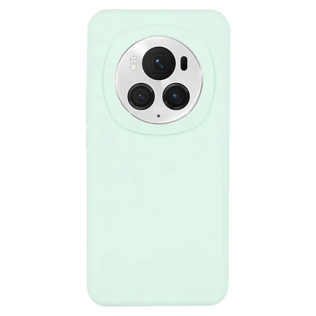 For Honor Magic6 Pro 5G Cell Phone Case Liquid Silicone Dropproof Cover - Green