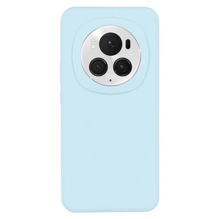 For Honor Magic6 Pro 5G Cell Phone Case Liquid Silicone Dropproof Cover - Baby Blue