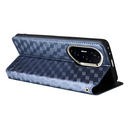 For Honor 300 Pro / 300 Ultra Wallet Case Rhombus Imprinted Leather Phone Cover