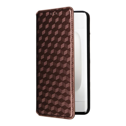 For Honor 300 Pro / 300 Ultra Wallet Case Rhombus Imprinted Leather Phone Cover